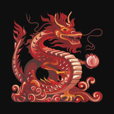 吉祥物:红龙