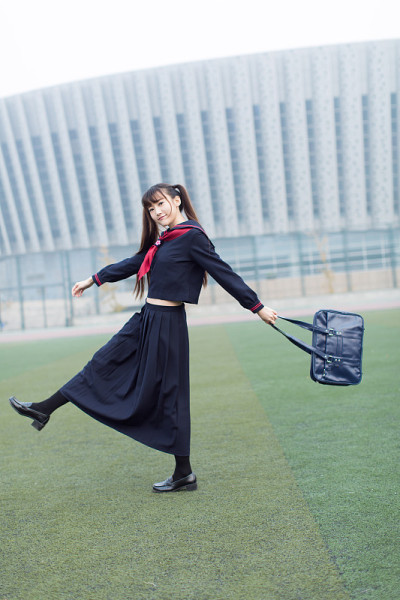 可爱的中国女学生