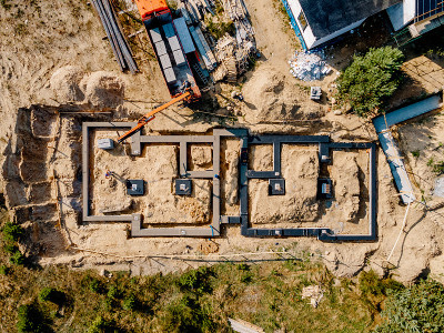 建筑工地航拍