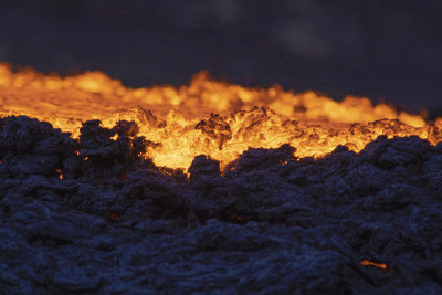 Grindavík，冰岛活火山火山口熔岩