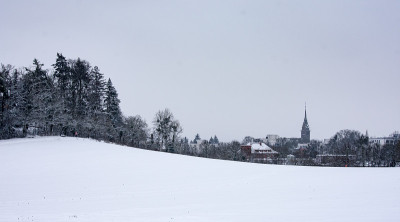 冬天的雪景