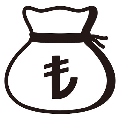 钱拉绳袋(土耳其里拉)