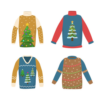 Handmade Christmas sweater.