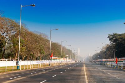 印度加尔各答的红路
