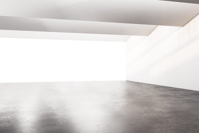 简约的混凝土展厅