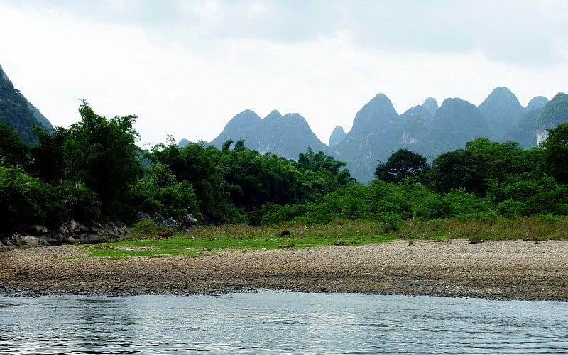 桂林山水与岩石的形成和漓江，中国