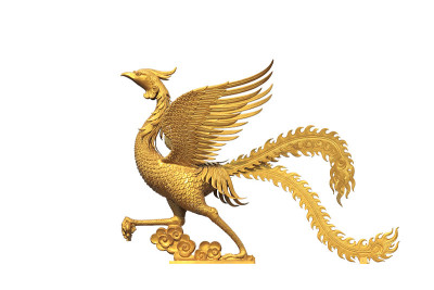 金鸟雕像