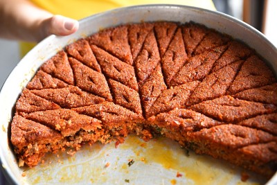 阿拉伯肉开胃菜kibbeh