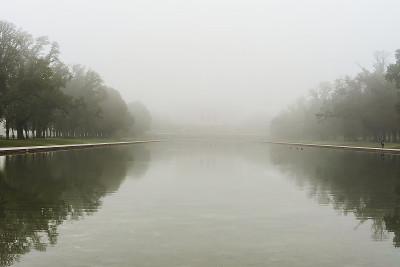 多雾的早晨