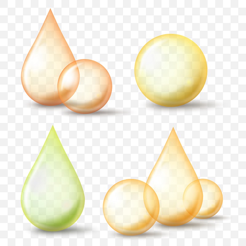 维生素透明的水滴