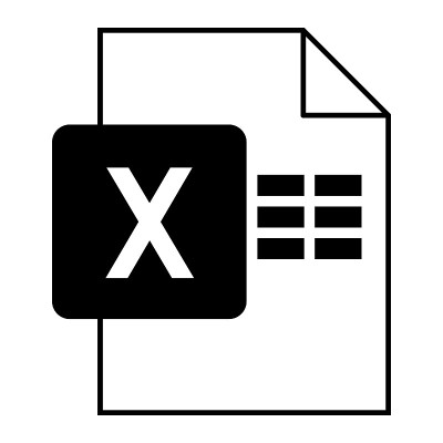 现代平面设计的logo XLS文件图标