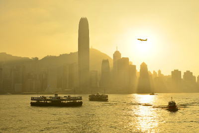 香港日落