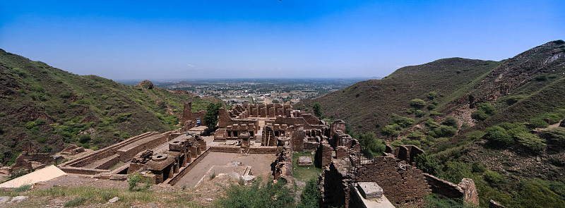 Takht-i-Bhai帕提亚考古遗址和巴基斯坦佛教寺院