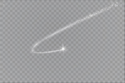 光辉光效果星星爆发与孤立的亮点在透明的背景