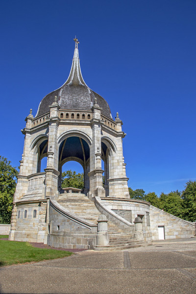 Sainte-Anne-d 'Auray。纪念第一次世界大战。Morbihan。布列塔尼