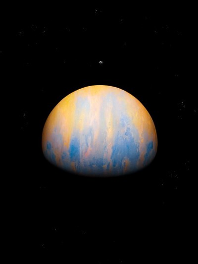 岩石外行星，现实的外行星在遥远的空间