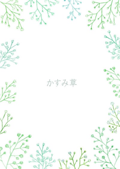 用水彩画的吉普赛菲拉的框架。
