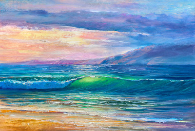 画海景