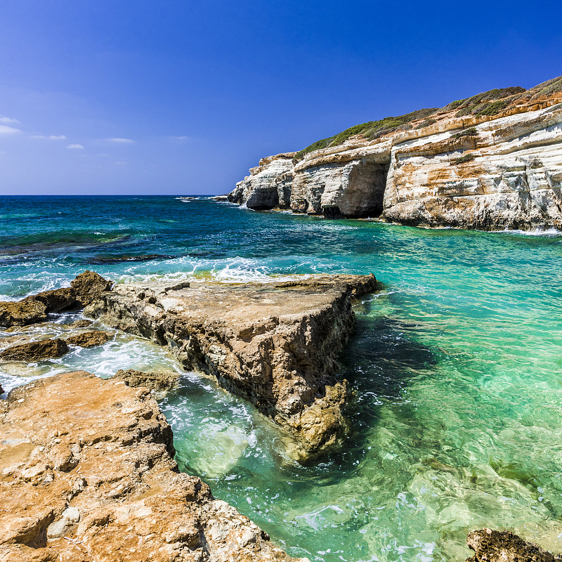 地中海清澈的海水