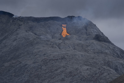 Grindavík，冰岛活火山火山口熔岩