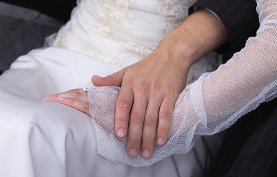 夫妇的手