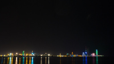 格鲁吉亚巴统的夜景