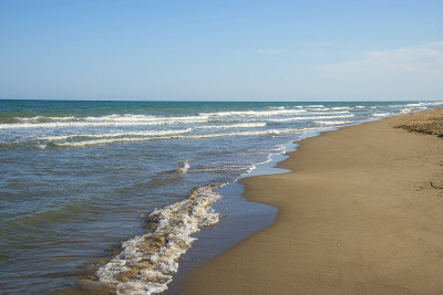 地中海的沙质海岸