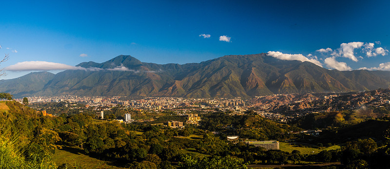 加拉加斯的全景