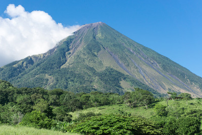 Ometepe岛,尼加拉瓜。观佛克拉诺康塞普西翁