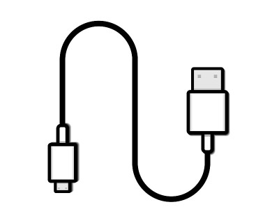 USB电缆标志符号。