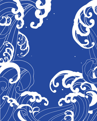 大波浪插图