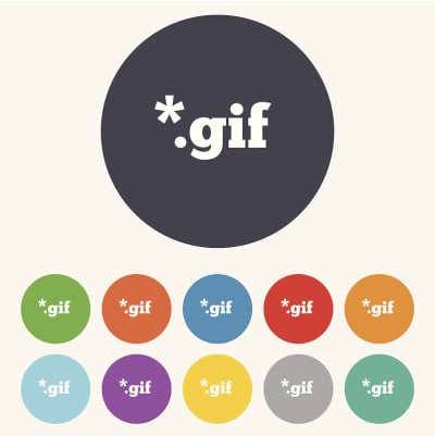 文件GIF符号图标。下载图像文件。