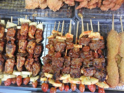 泰国市场上的食物