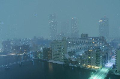 东京的下雪天
