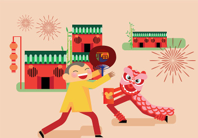 春节祝福设计模板
