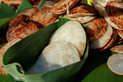 Serabi Kocor。爪哇传统的点心煎饼