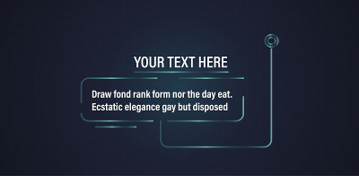 未来风格的领袖callout HUD