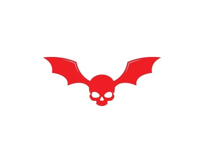 魔鬼标志矢量模板插图