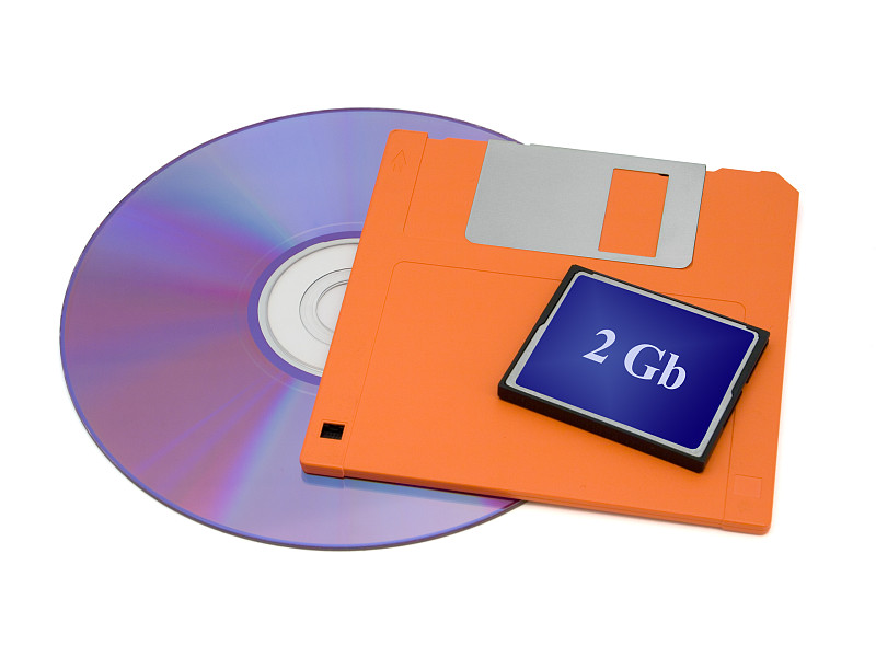 CD、软盘和闪存卡