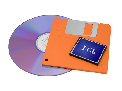CD、软盘和闪存卡