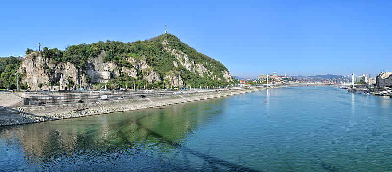 布达佩斯盖勒特山多瑙河右岸全景