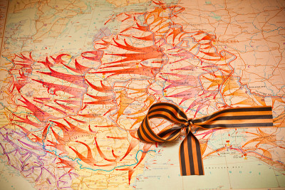 第二次世界大战的战役地图，George Ribbon