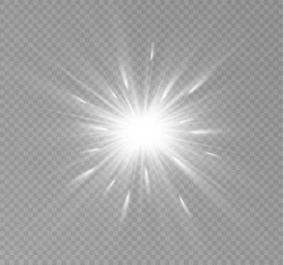 White glowing light