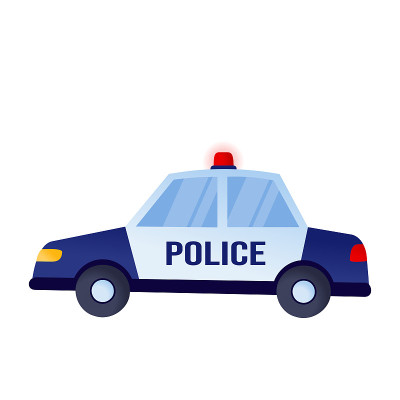 警车