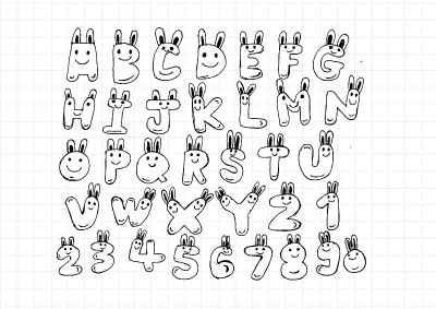 手写字母字体用钢笔写