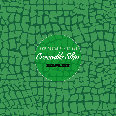 Reptile Alligator skin seamless pattern. Crocodile
