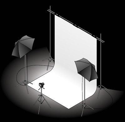 Photo studio setup