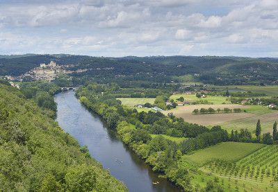 风景Périgord多尔多涅河