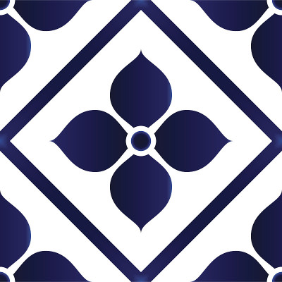 花瓷砖模式
