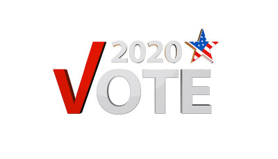 投票选举2020年美国总统大选。